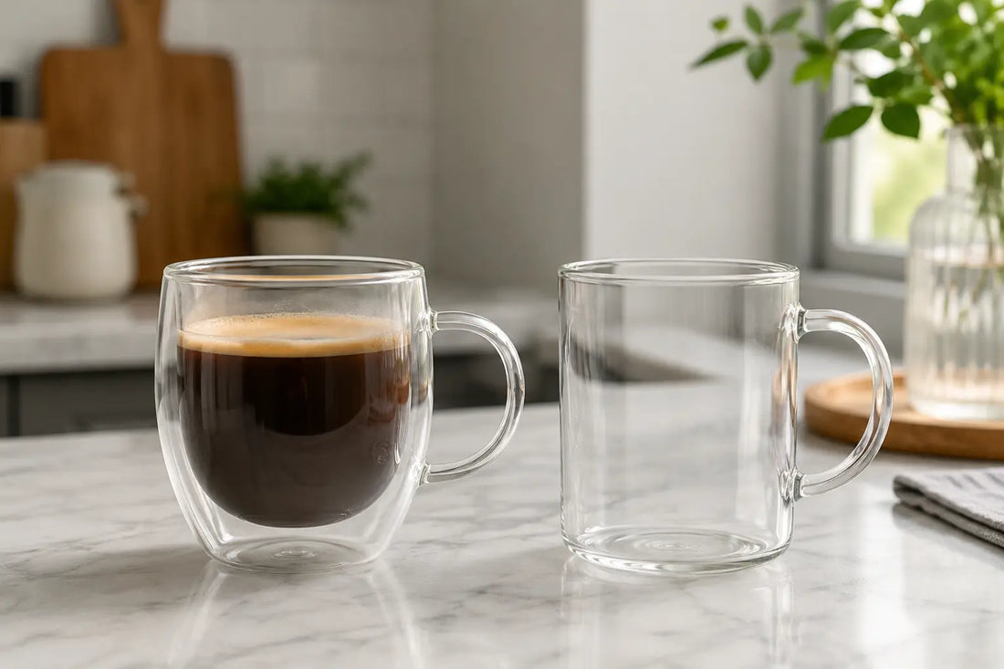 Double Wall Glass Mugs vs Regular Glass Mugs