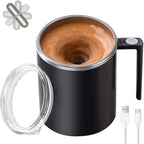 Self Stirring Coffee Mug, 12oz – Dark Black