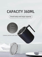 Self Stirring Coffee Mug, 12oz – Dark Black